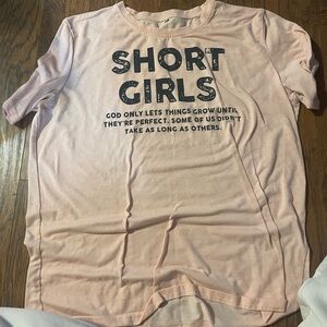 Peach Graphic Tee for Women